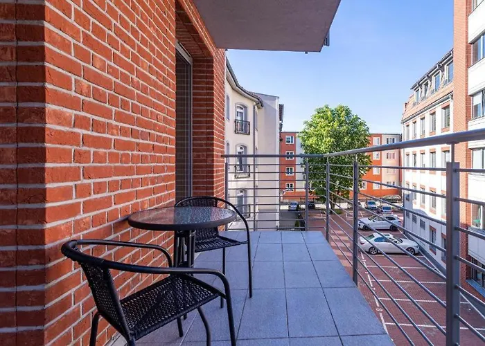 公寓 Old Town With Balcony Tartaczna 格但斯克